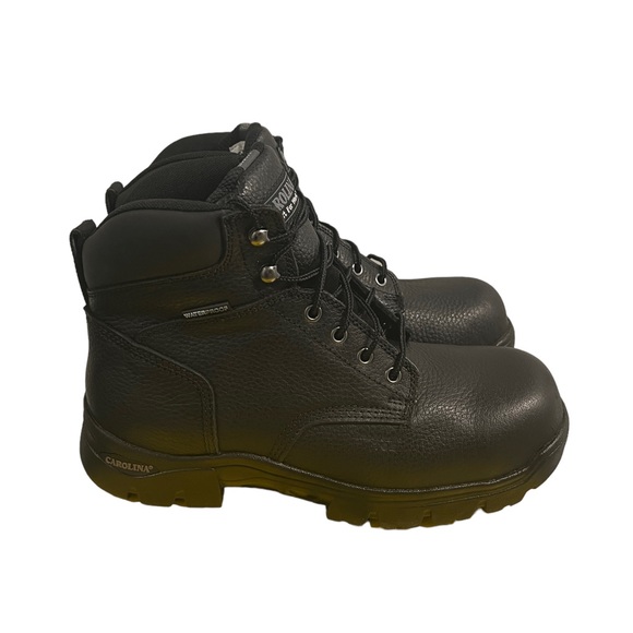 CAROLINA Mens Circuit 6” Composite Toe Leather Work Boot CA3537 Black - Picture 5 of 12